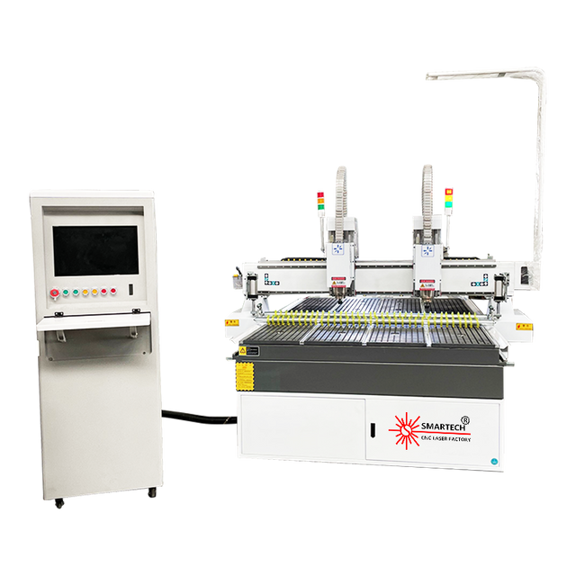 Double Spindles 4*8 Cnc Router with 2 Individual Spindles