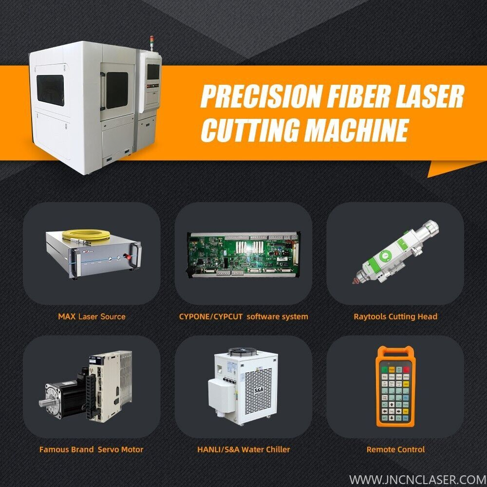MAX 1500W Precision Fiber Laser Cutting Machine Metal Laser Cutter 600X800mm