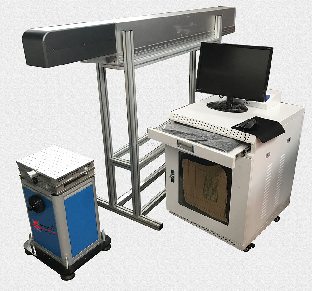 3D Dynamic focusing co2 laser marking machine with CE FDA