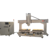  4 Or 5 Axes Machine Double Tables 4 Axis CNC Wood Carving Machine For Plywood Bent Chairs Making